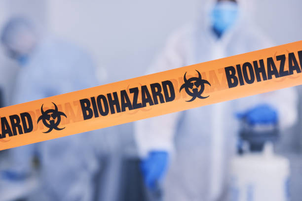 Professional Biohazard Cleanup technician working in Dover, TN